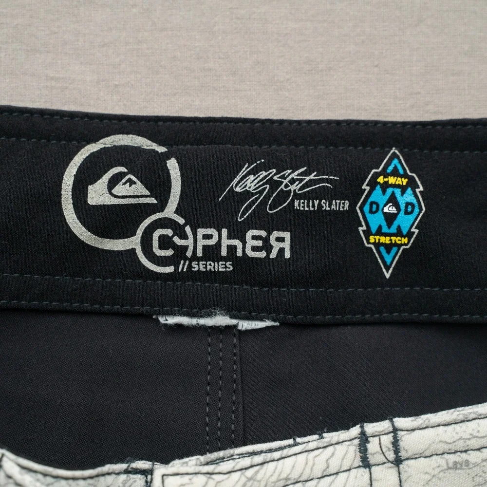 Vintage Y2k 2000s‎ Quicksilver Kelly Slater Cypher Swim Board Short